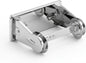 Single Roll Locking Toilet Tissue Dispenser fits 4" Diameter Toilet Paper Roll Chrome Plated- Bathroom Toilet Paper Holder for Bathroom Kitchen Washroom