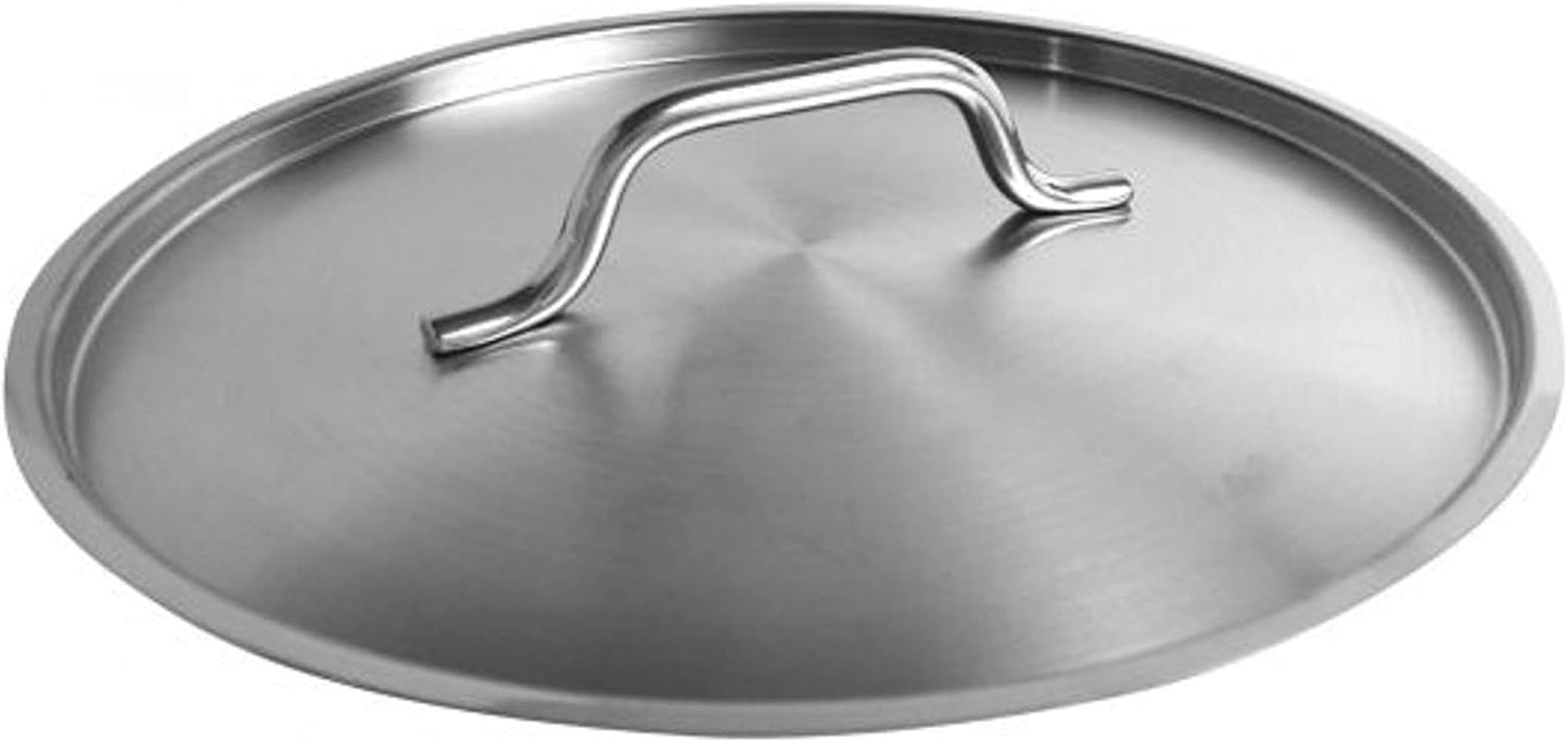 Stainless Steel Stock Pot Lid- Heavy Duty Stock Pot Cover Stew Pot Simmering Pot Soup Pot Lid for Soup Pasta Vegetable Oven Safe & NSF Certified