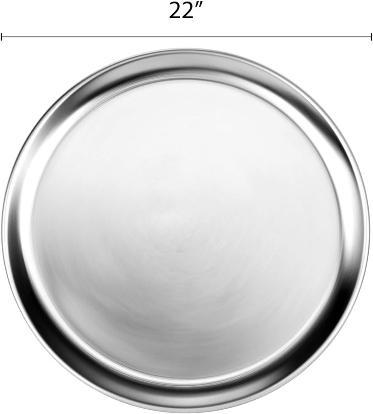 Pizza Tray Pan Wide Rim Aluminum Set of 3- Bakeware Round Pizza Pan Pizza Tray Baking Tray Round Baking Tray for Home Kitchen Pizzeria & Restaurants