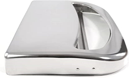 Half Fold Metal Chrome Toilet Seat Cover Holder Wall Mounted- Toilet Seat Cover Dispenser Wall Mount for Commercial Office Restaurants Hospitals and Schools
