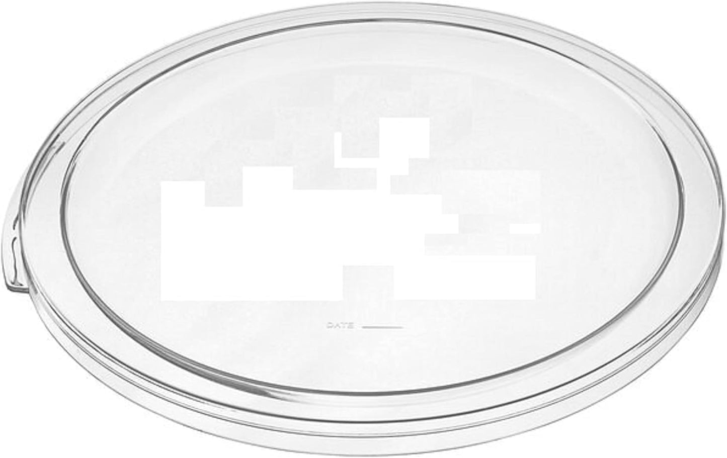 Clear Round Container Lid for Round Polycarbonate Food Storage Container for Food Storage Container Meal Prep Containers Reusable Kitchen Organization