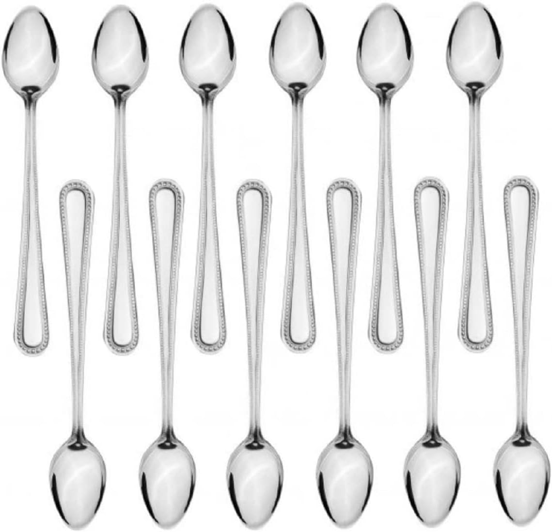 Jewel Stainless Steel Set of 12-  Flatware Cutlery Kitchen Tableware Set for Home and Restaurant