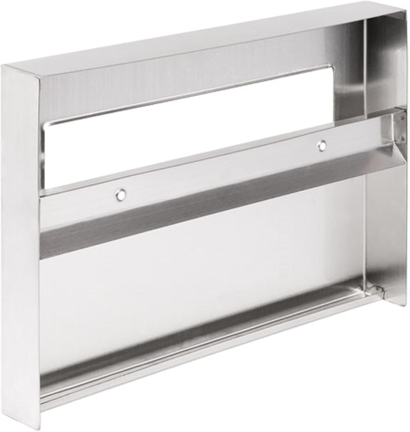 15-5/8" x 11-1/2" x 2" Stainless Steel Toilet Seat Cover Dispenser Fits 500 Sheets - Wall Mounted Toilet Seat Cover Holder for Commercial Office Restaurants Hospitals Schools