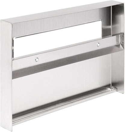 15-5/8" x 11-1/2" x 2" Stainless Steel Toilet Seat Cover Dispenser Fits 500 Sheets - Wall Mounted Toilet Seat Cover Holder for Commercial Office Restaurants Hospitals Schools