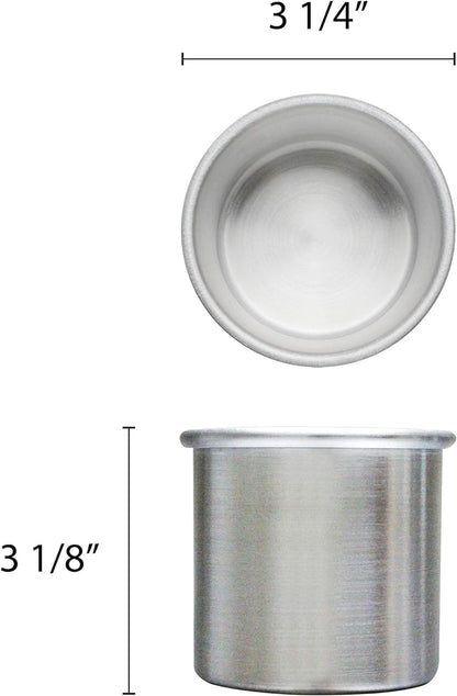 Aluminum Round Layer Cake Baking Pan Set of 3 - Bakeware for Cake Pizza Layer Cake Pans Easy Releasing Cake Baking Pans Circle Cake Pans Cake Tin Cheesecake Mold