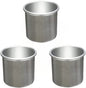 Aluminum Round Layer Cake Baking Pan Set of 3 - Bakeware for Cake Pizza Layer Cake Pans Easy Releasing Cake Baking Pans Circle Cake Pans Cake Tin Cheesecake Mold