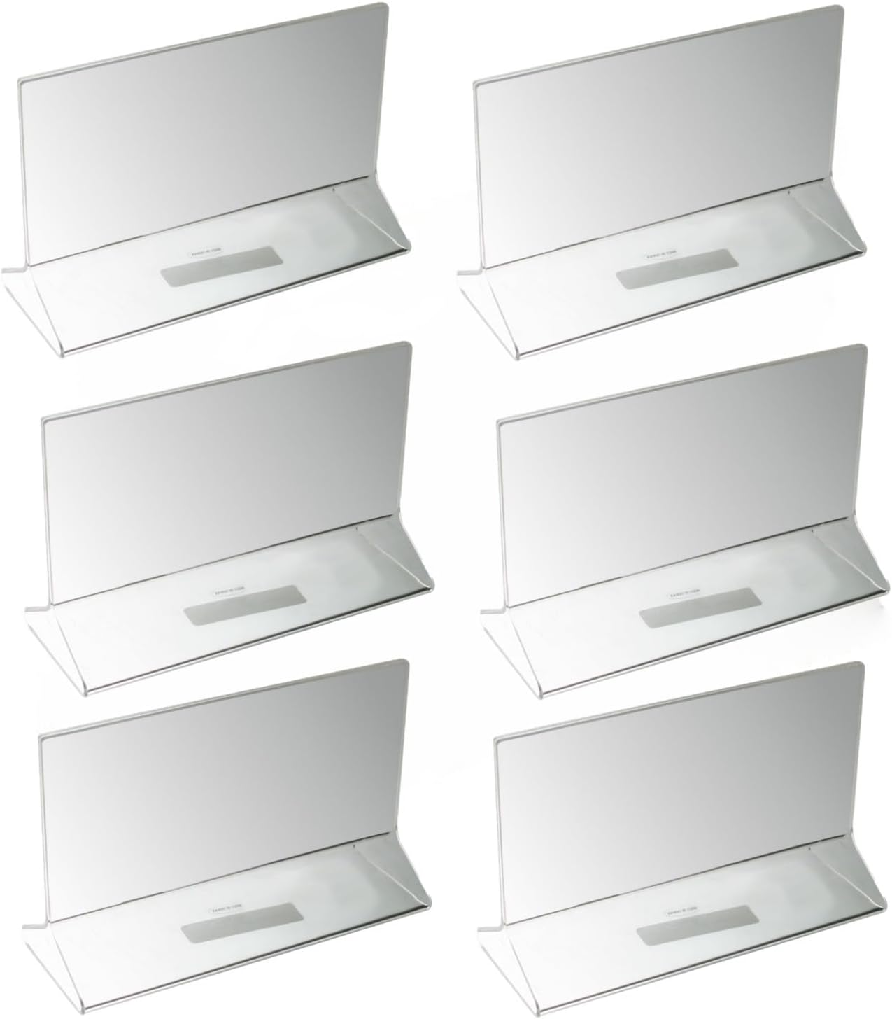 Acrylic Menu Sign Photo Table Holders Clear - Upright Table Desk Displays Double Sided Table Menu Stands Picture Frames for Wedding Table Numbers Restaurant Signs