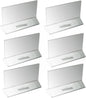 Acrylic Menu Sign Photo Table Holders Clear - Upright Table Desk Displays Double Sided Table Menu Stands Picture Frames for Wedding Table Numbers Restaurant Signs