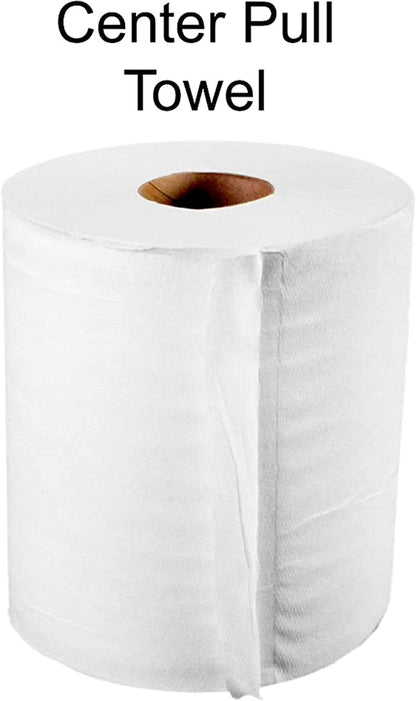 9 1/2" X 8 1/2" X 13 1/2" CenterPull Towel Dispenser with Key Lock- Wall Mount Paper Towel Dispenser Commercial Hand Paper Towel Holder for Bathroom Restroom