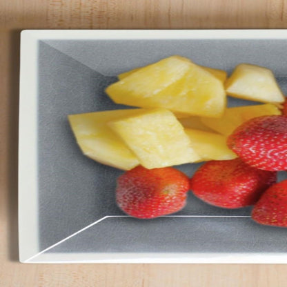 Rectangular Serving Melamine Tray - Dishwasher Safe Break-Resistant Reusable Serving Platter Plates Kitchen Plates Dinnerware Appetizer Plates