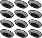 9-3/8" Oval Fast Food Basket Plastic - Fry Fast Food Reusable Foodservice Restaurant Diner Tray Plates Restaurant Deli Serving Chicken Burgers Sandwiches & Fries