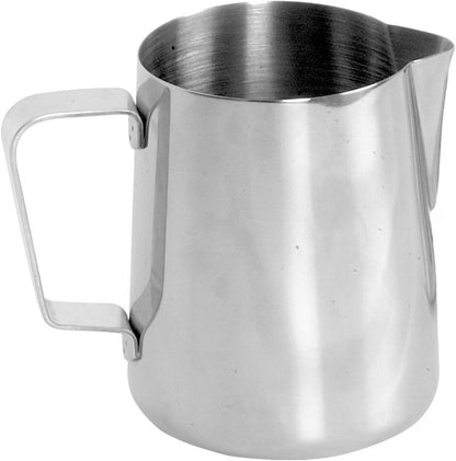 Stainless Steel Frothing Milk Pitcher- Espresso Steaming Pitcher Coffee Bar Espresso Machine Accessories Cappuccino Barista Tool Milk Jug Steamer Frother Cup