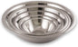 6 Piece Standard Stainless Steel Mixing Bowl Set - Mirror Finish Prep Bowls - 3/4 Qt, 1.5 Qt, 3 Qt, 4 Qt, 5 Qt and 8 Qt,