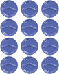 3 Compartment 10 1/4” Divided Plate Melamine Set of 12- Dishwasher Safe Break-Resistant Serving Platter Dinner Plates Portion Plates for Dinner Home Kitchen Restaurants
