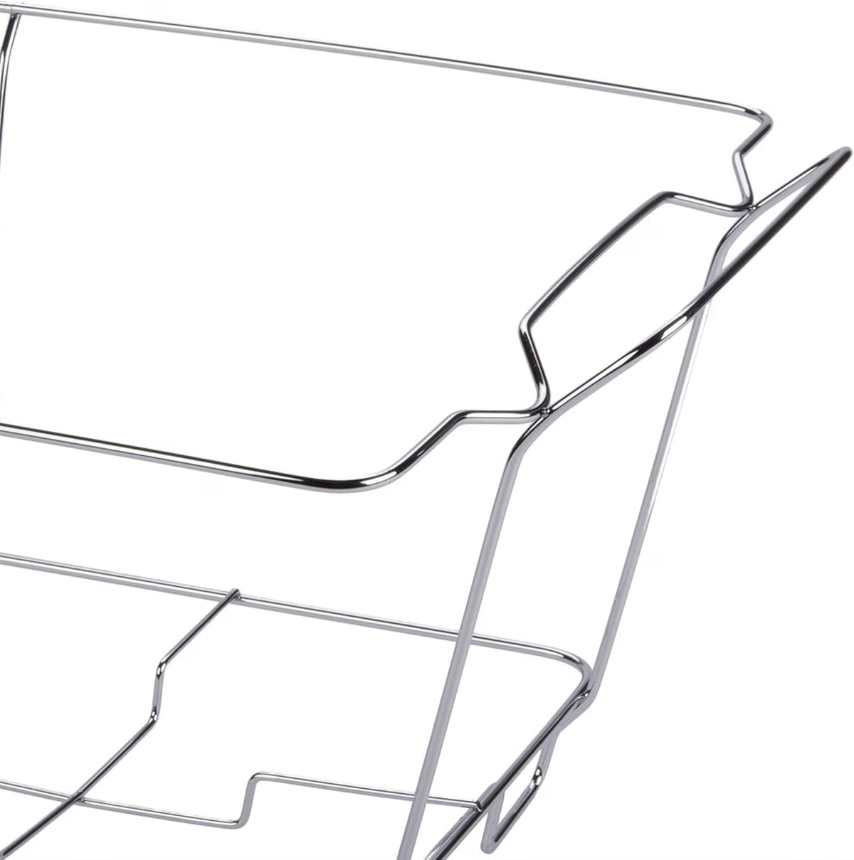 Full Size Chrome Wire Chafer Stand for Disposable Pans Chrome Plated- Food Warmer Chafers and Buffet Warmer Stand for Catering Event Party Holiday Buffet Weddings Catering