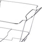 Full Size Chrome Wire Chafer Stand for Disposable Pans Chrome Plated- Food Warmer Chafers and Buffet Warmer Stand for Catering Event Party Holiday Buffet Weddings Catering