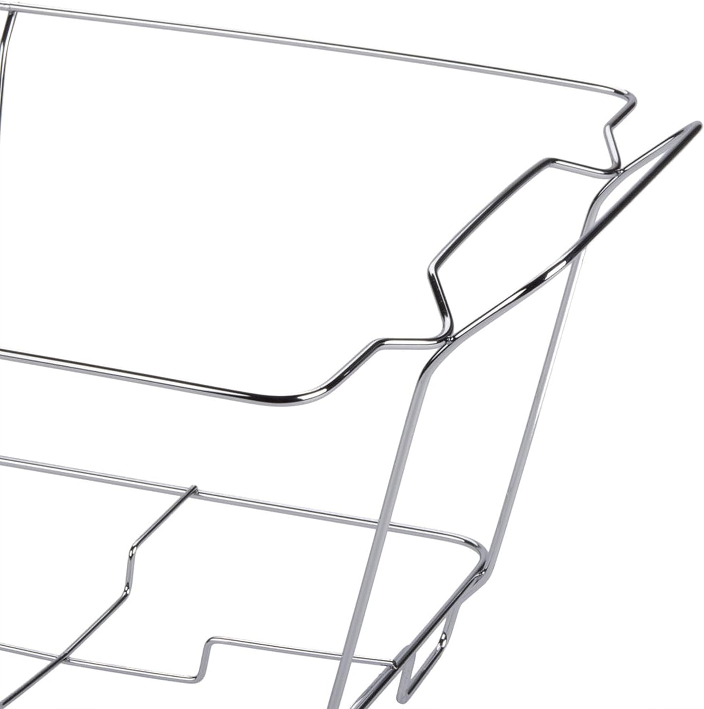 Full Size Chrome Wire Chafer Stand for Disposable Pans Chrome Plated- Food Warmer Chafers and Buffet Warmer Stand for Catering Event Party Holiday Buffet Weddings Catering
