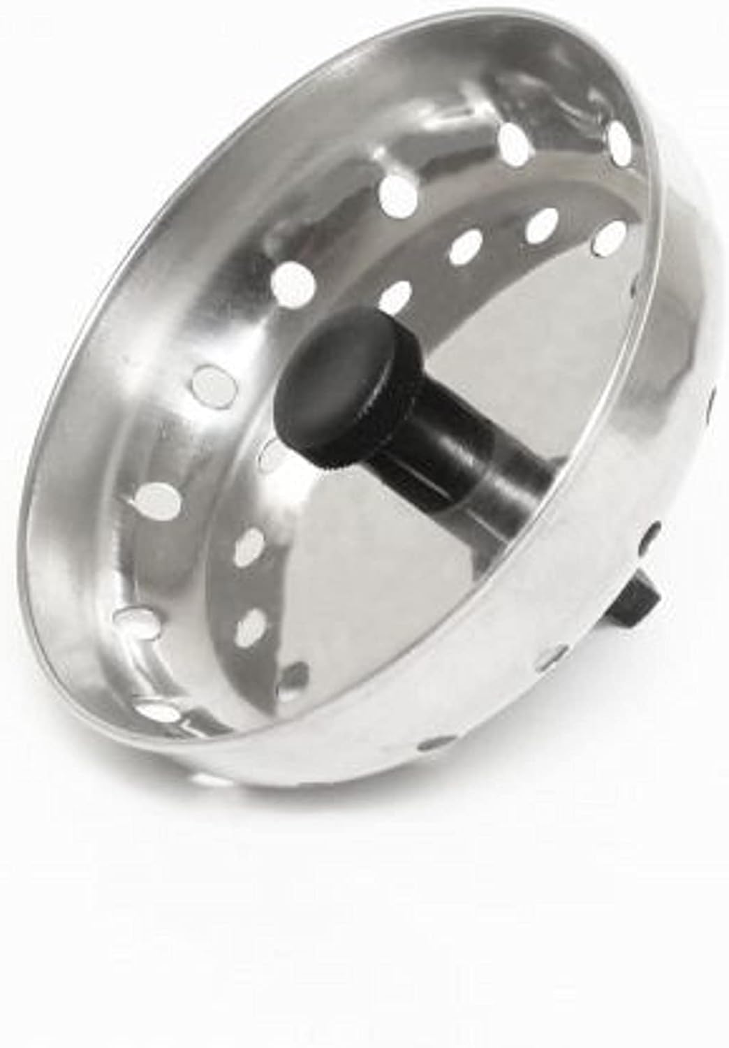 3-1/2” Stainless Steel Sink Strainer with Stopper - Kitchen Strainer Kitchen Sink Drain Strainer Hair Catcher for Bathroom Sink Utility Slop Laundry