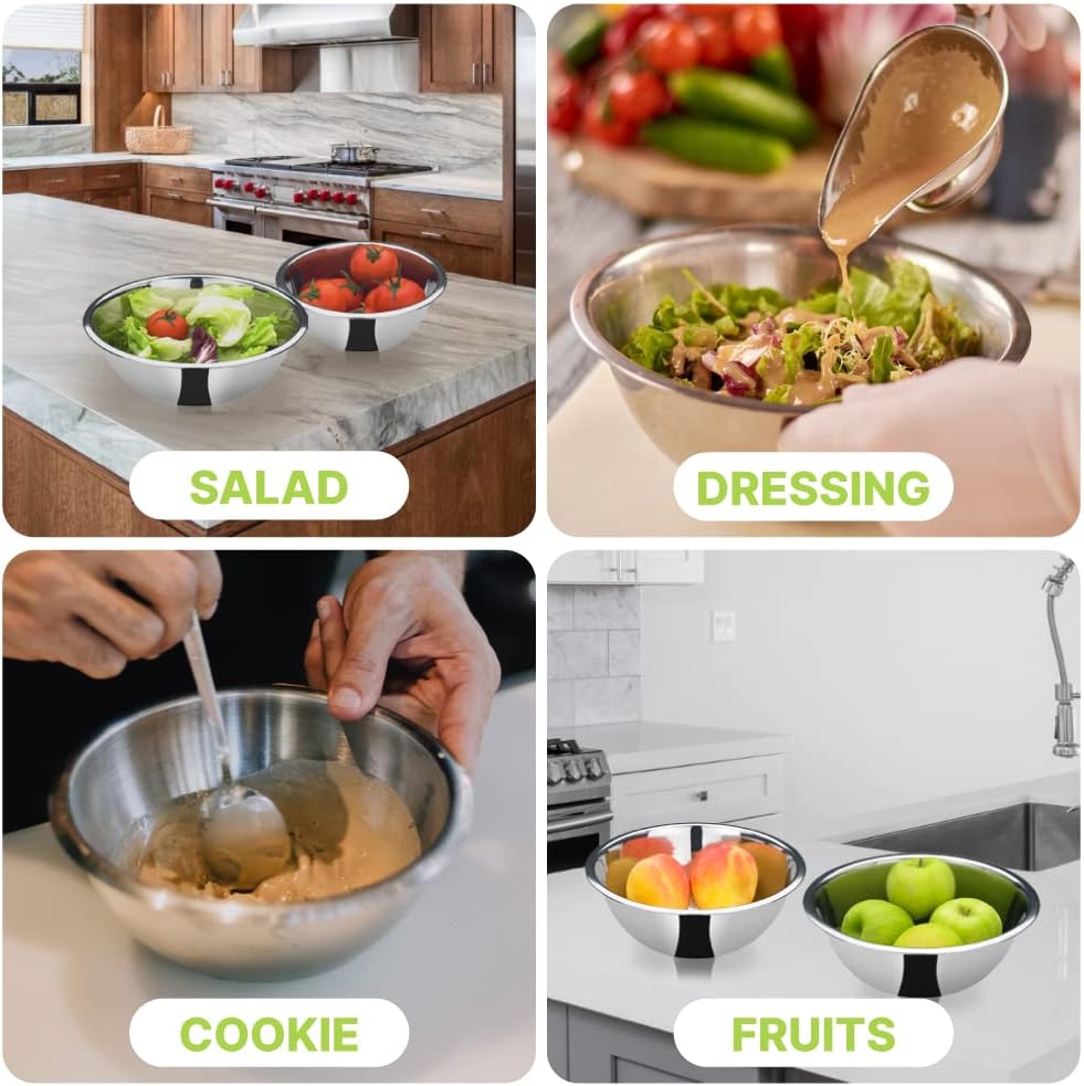 1 Heavy Duty Stainless Steel Mixing Bowl