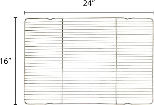 Wire Cooling Rack with Built-in Feet Chrome Plated- Cooling Rack for Baking Heavy Duty Baking Rack Cooling Rack Cookie Rack for Baking Home Cafes and Restaurants