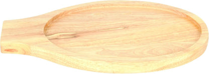 12-1/4" x 8" Fajita Board Beech Wood- Stackable Fajita Steak Plate Base Perfect for Sizzling Meals Wood Underliner Base Restaurant Home Kitchen