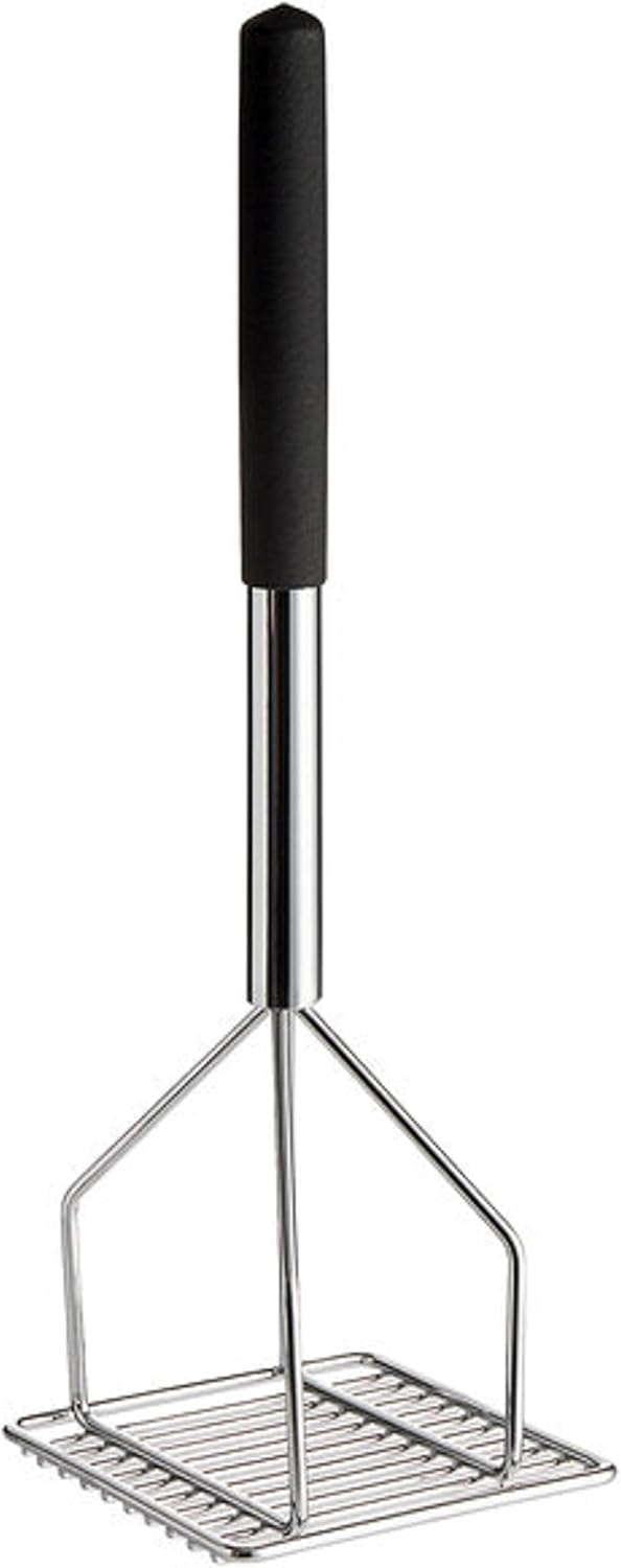 Square Shape Potato Masher with Handle-Masher Kitchen Tool Potato Smasher Food Masher Utensil Hand Masher Perfect for Bean Vegetable Fruits Avocado Meat