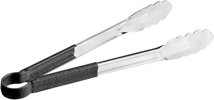 Stainless Steel Kitchen Tong with Non-Slip Coated Handles- Kitchen Tongs Metal Food Tongs Premium Stainless Steel Tongs for Cooking Food Salad Grilling Barbecue BBQ Buffet