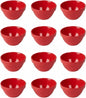 Bouillon Cup Color Melamine Set of 12- Dishwasher Safe Break-Resistant Reusable Bowls Serving Soup Bowl Broth Cups Soup Bowls Ice Cream Dipping Sauce