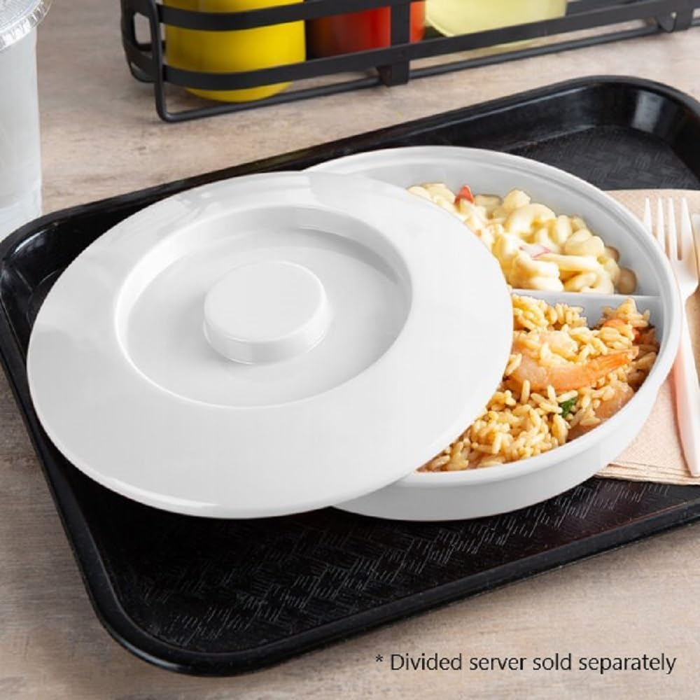 8-1/4” Tortilla Server with Lid Melamine Set of 12 - Tortilla/Pancake Keeper Food Container Perfect for Keeping Tortillas Pancakes and Waffles Warm Dishwasher Safe