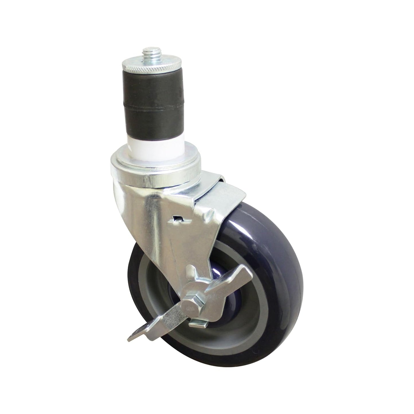 5” Work Table Caster Polypropylene Wheel- Caster for Food Prep and Work Table