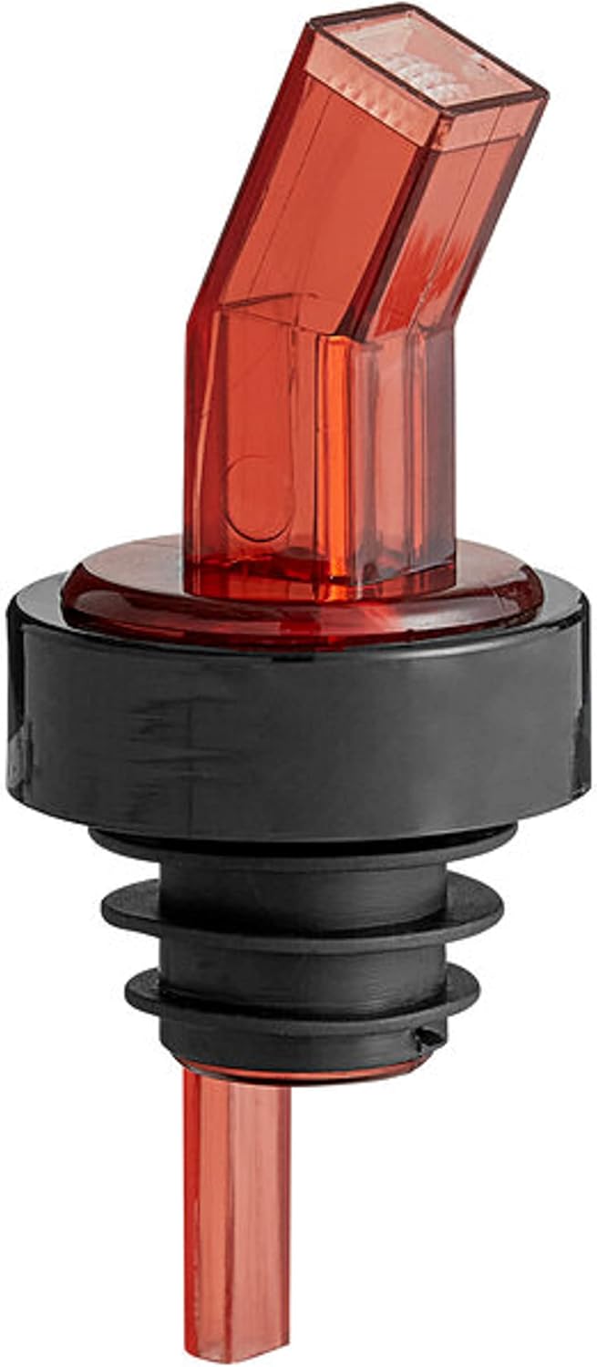 Liquor Pourer with Built-in Screen Acrylonitrile Set of 12- Liquor Bottle Pourers Shot Dispenser Screen Liquor Bottle Pourers Alcohol Pourers Bar Bartender Accessories