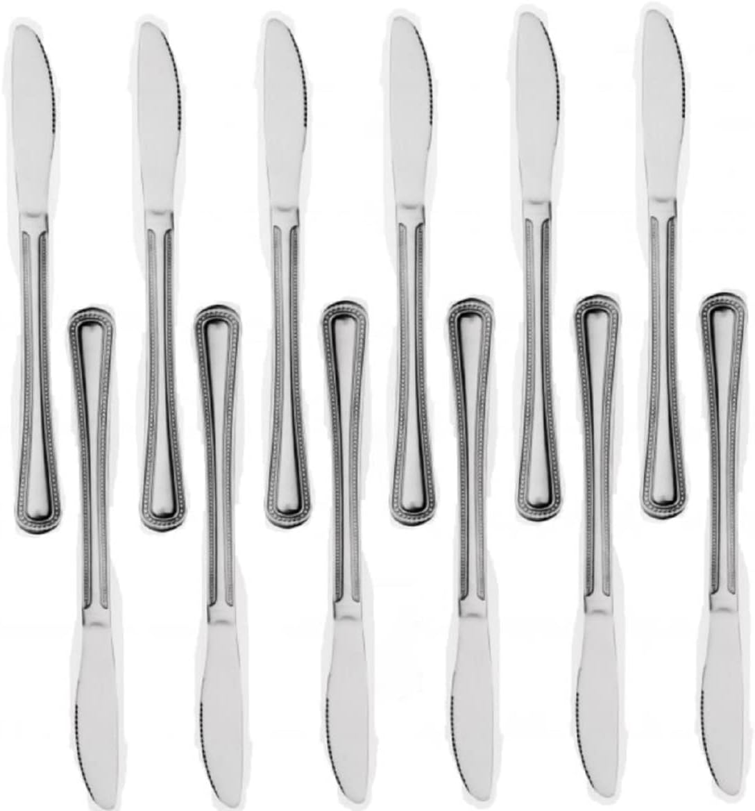 Jewel Stainless Steel Set of 12-  Flatware Cutlery Kitchen Tableware Set for Home and Restaurant