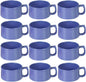 10 oz Soup Mug Melamine Set of 12- Dishwasher Safe Break-Resistant Coffee Cup Set Reusable Plastic Mug for Soups Latte Cappuccino Cocoa Hot Tea Home Cafe Restaurants