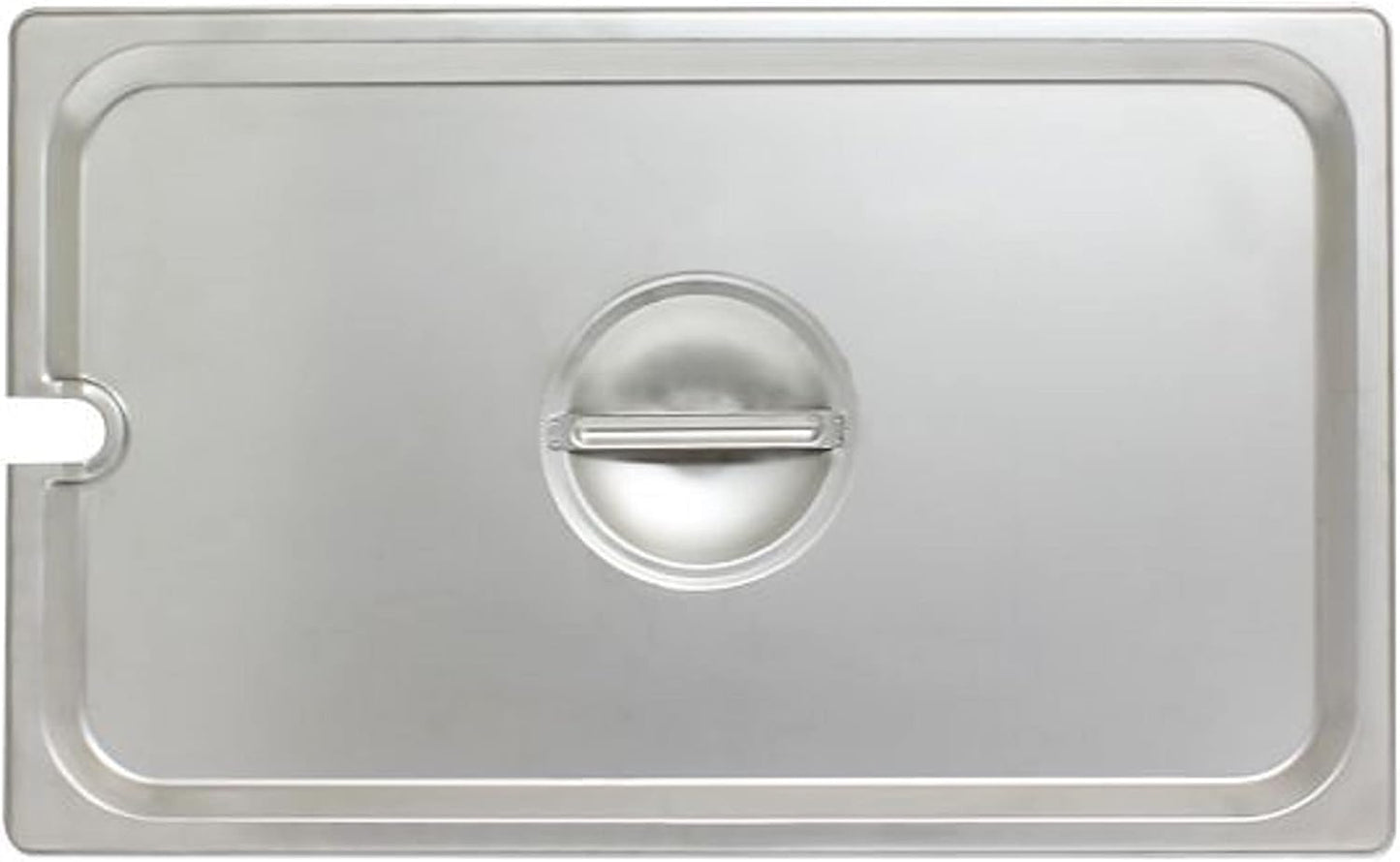 Stainless Steel Anti-Jamming Steam Pan Cover 24 Gauge- Chafing Anti-Jam Steam Table Pan Lid Catering Metal Food Pan Cover for Restaurant Family Events Personal Catering