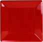 Square Plate Passion Melamine - Dinner Plates Reusable Dishes Plates Perfect for Dishes Dishwasher Safe Break-Resistant