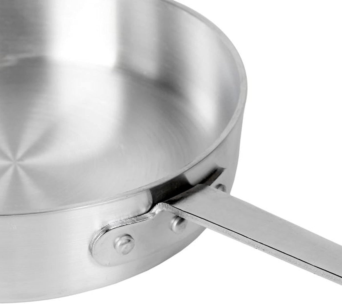 Aluminum 3.5mm Thickness Sauté Pan and Aluminum Cover - Cooking Pan Chef Cooking Pan Frying Pan Skillet for Home and Restaurant Cookware NSF Certified Dishwasher Safe