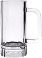 16 oz Beer Mug Polycarbonate with Handle- Drinking Cup for Beverage Root Beer Floats Beer Bar Alcohol Dishwasher Safe Break-Resistant Shatter-Resistant Craft Beers Gift Ideas