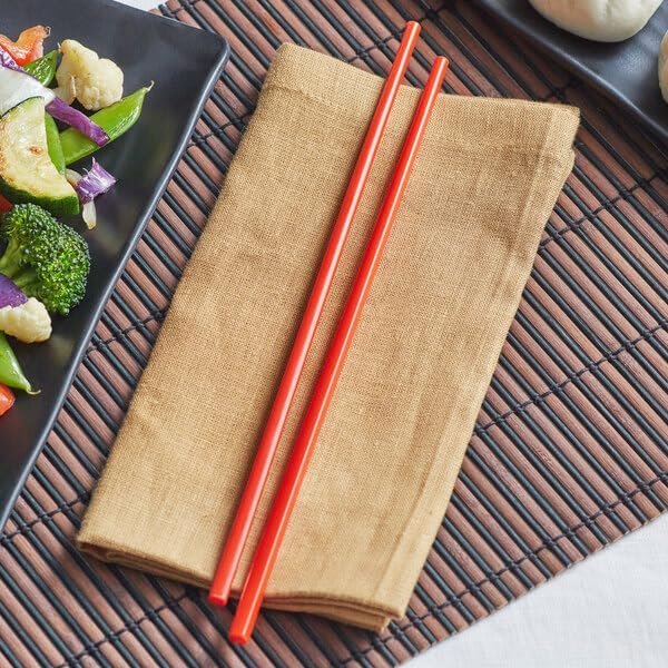10-3/4” Chopsticks Set of 1000 Pairs - Reusable Chopsticks Japanese Chopsticks Bulk Chinese Chopsticks Lightweight Non-Slip Flatware Best for Sushi & Asian Dishes