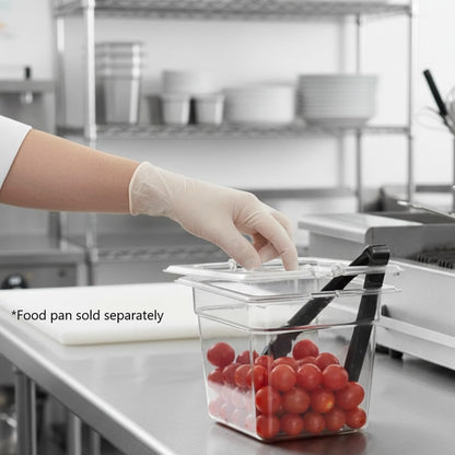 Solid Polycarbonate Food Pan Lid - Food Storage Container Cover Restaurant Commercial Hotel Pans Cover for Food Prep Fruits Vegetables Beans Corns