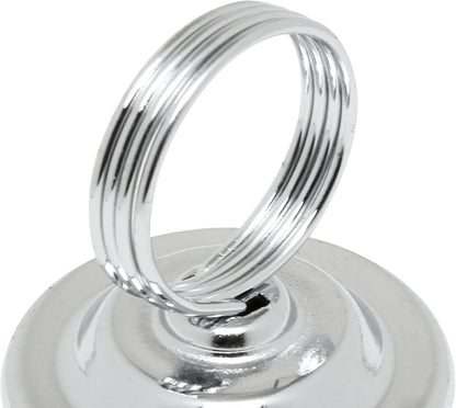 2-1/4" Ring Style Table Sign Menu Holder Steel Wire Ring Nickel-Plated Base Set of 12- Table Number Holder Display Table Card Holders Stand for Centerpieces Reception Party Birthday