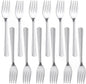 Domilion Stainless Steel Set of 12- Stainless Steel Flatware Silverware Cutlery Kitchen Tableware Set for Home Restaurant for Stirring Coffee Dessert Ice Cream Cappuccino