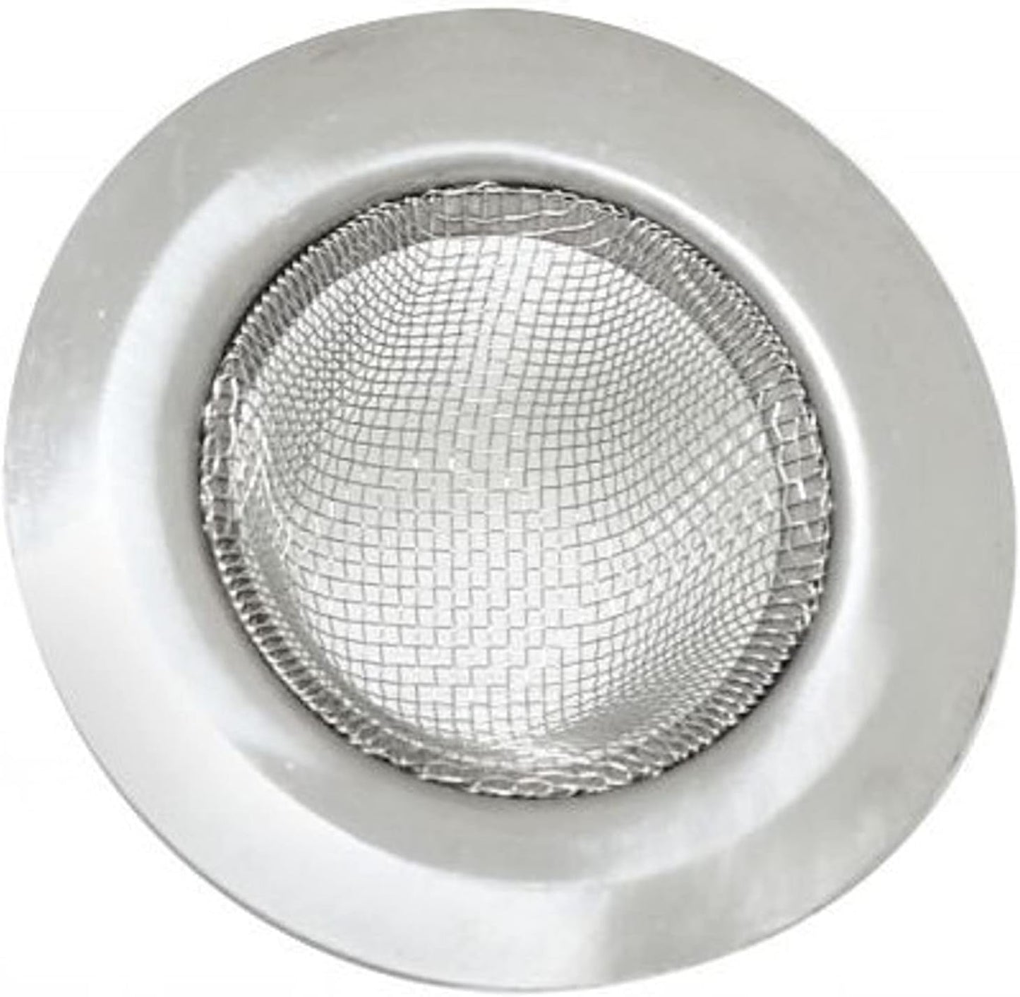 Wide Rim Sink Strainer Stainless Steel- Kitchen Mesh Strainer Kitchen Sink Drain Strainer Hair Catcher for Bathroom Sink Utility Slop Laundry