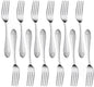 Elizabeth Stainless Steel Set of 12- Stainless Steel Silverware Flatware Cutlery Kitchen Tableware Set for Home and Restaurant