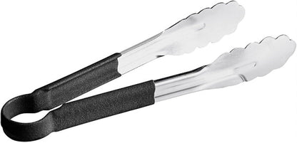 Stainless Steel Kitchen Tong with Non-Slip Coated Handles- Kitchen Tongs Metal Food Tongs Premium Stainless Steel Tongs for Cooking Food Salad Grilling Barbecue BBQ Buffet