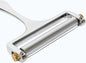 Heavy Duty Cheese Slicer - Hand Held Cheese Cutter for Cheddar Gruyere Raclette Mozzarella Cheese Block Adjustable Cheese Shaver Thick & Thin Slicer Cheese Curler (Silver)