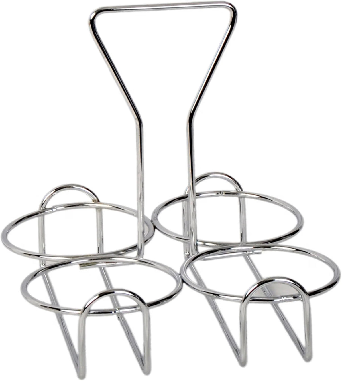 Condiment Jar Holder Iron Plated Hole Size: 3-3/8" Diameter - Condiment Rack Holder Table Caddy Tabletop Seasoning Spice Organizer for Home and Restaurant
