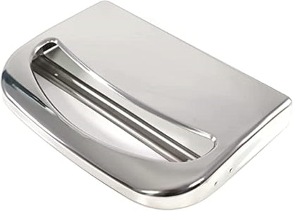 Half Fold Metal Chrome Toilet Seat Cover Holder Wall Mounted- Toilet Seat Cover Dispenser Wall Mount for Commercial Office Restaurants Hospitals and Schools