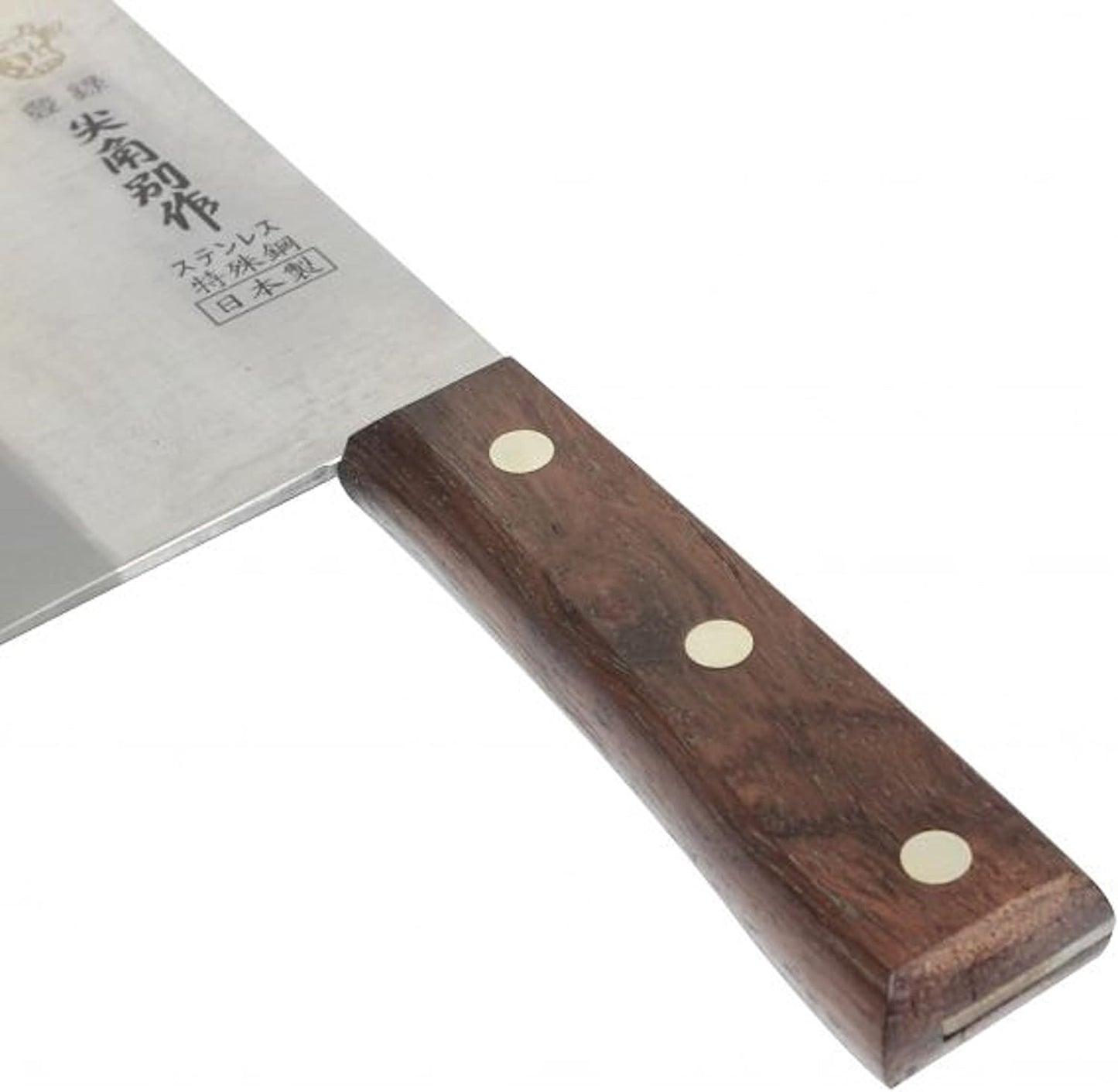 11” Stainless Steel Cleaver with Riveted Wood Handle- Sharp knife Chopper Butcher Knife Heavy Duty Butcher Knife Chopper for Chef Meat Cutting for Home Kitchen and Restaurant