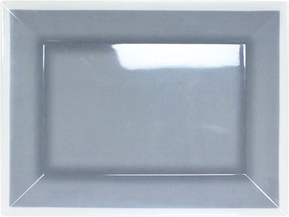 Rectangular Serving Melamine Tray - Dishwasher Safe Break-Resistant Reusable Serving Platter Plates Kitchen Plates Dinnerware Appetizer Plates