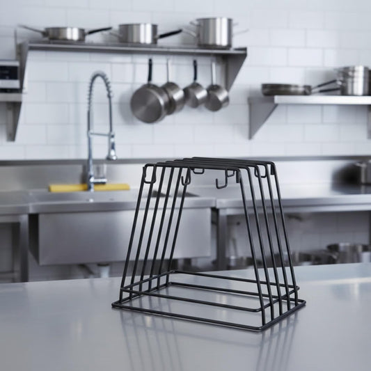 24" x 18" x 1/2" Heavy Duty Wire Frame Cutting Board Rack (Fits) 6 Boards and 6 Brushes Cutting Board- Storage Cutting Board Rack Chopping Board Organizer Stand Holder Kitchen